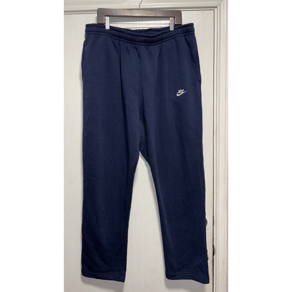 Nike Other - Nike Navy Blue Men's Sweatpants  Drawstring Straight Leg Navy Tall XXXLarge